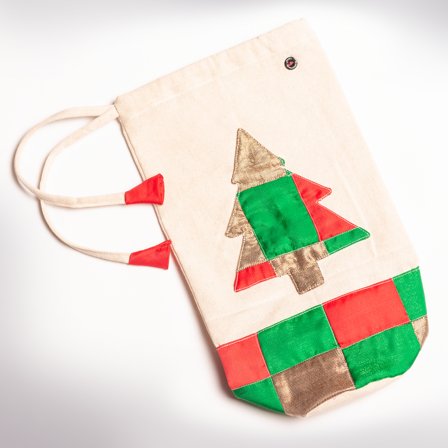 Xmas Wine Sack